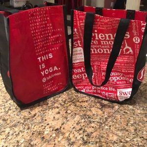 Lululemon tote bags